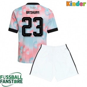 Belgien Michy Batshuayi #23 Replik Auswärtstrikot Kinder WM 2026 Kurzarm (+ Kurze Hosen)